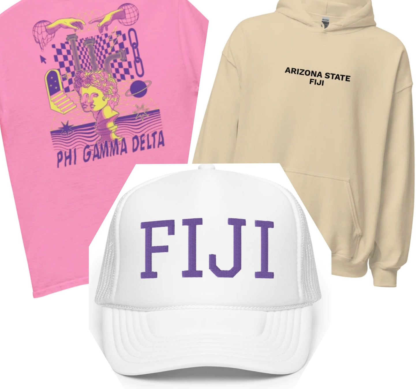 Hoodie, Hat, & T-Shirt Bundle